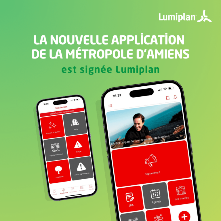 Application mobile_Métropole Amien_Lumiplan